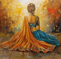 Sabeen Rashid, 24 x 24 Inches, Acrylic on Canvas, Figurative Painting, AC-SBRS-018